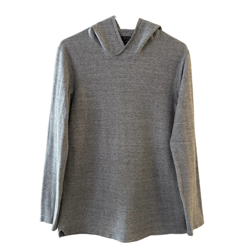 Wings + Horns Heathered Gray Men’s Hoodie Size Small